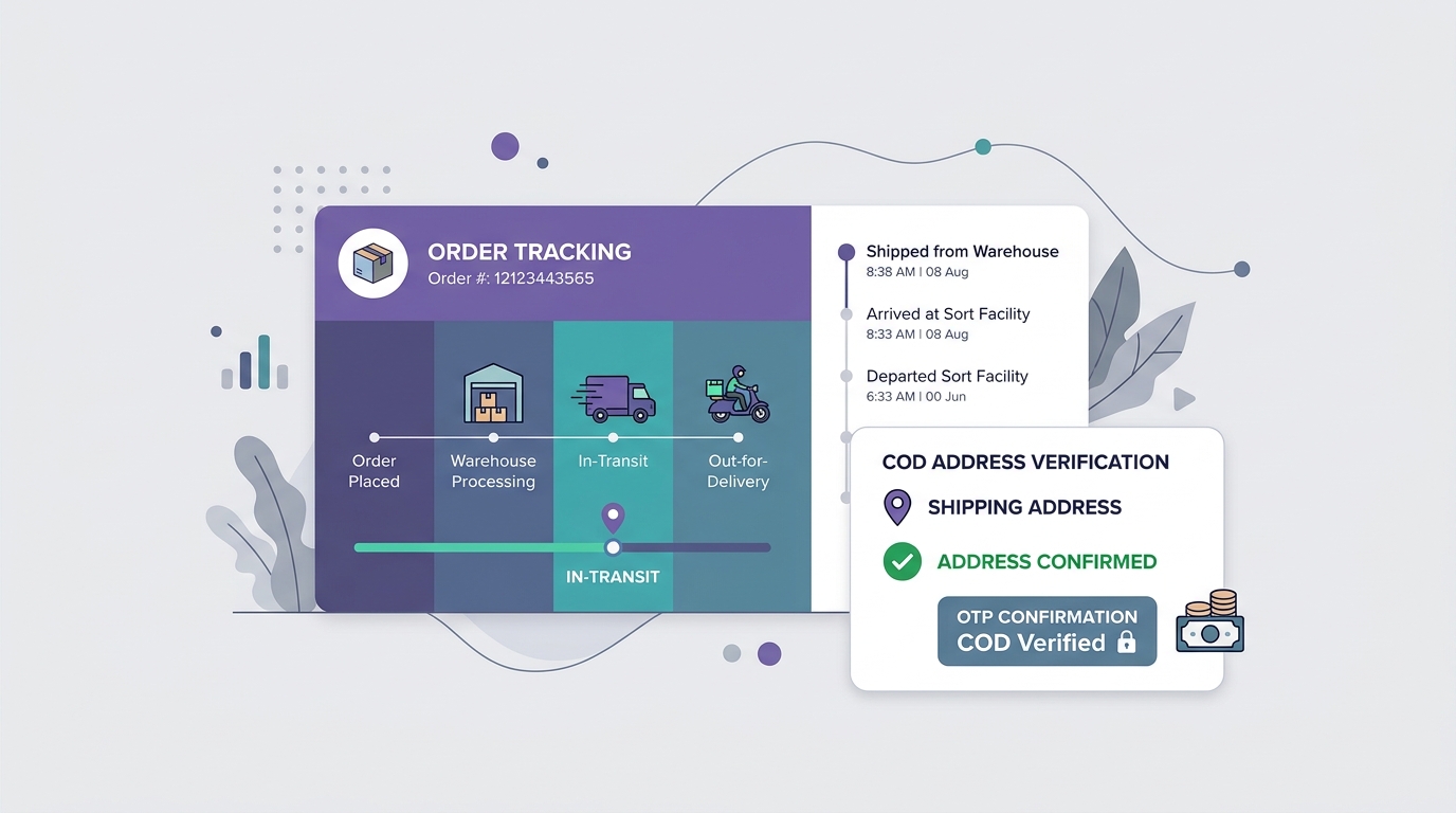 Automated Courier Tracking and COD Address Verification